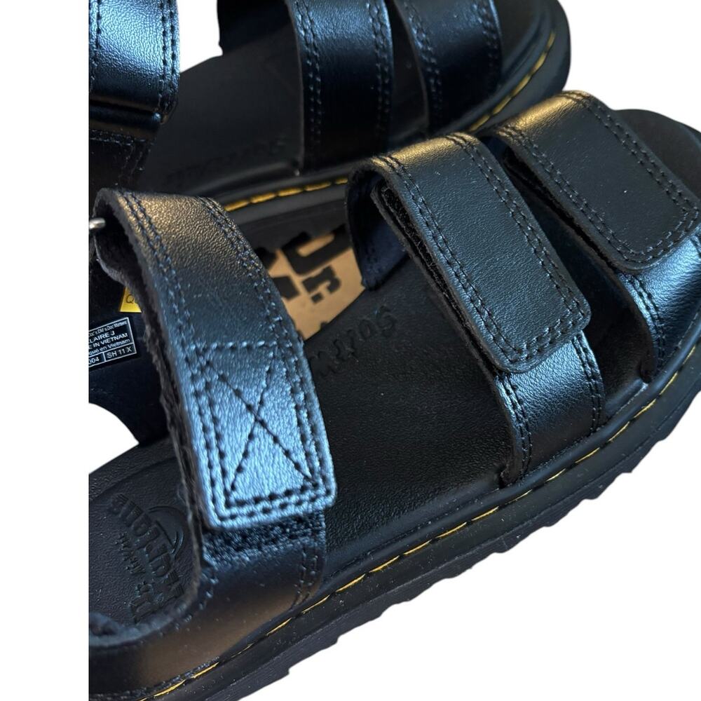 NIB Dr. Martens Klaire J Black Sandals Unisex Little Big Kids US 2 Boy 3 Girl - Picture 6 of 11